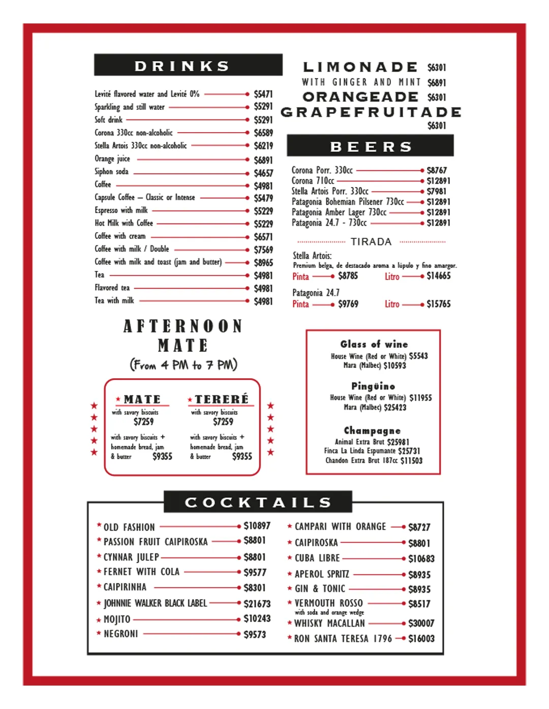 Menu — Page 6